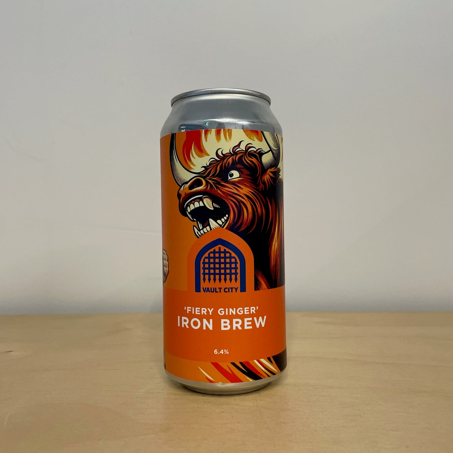 Vault City Fiery Ginger Iron Brew (440ml Can)