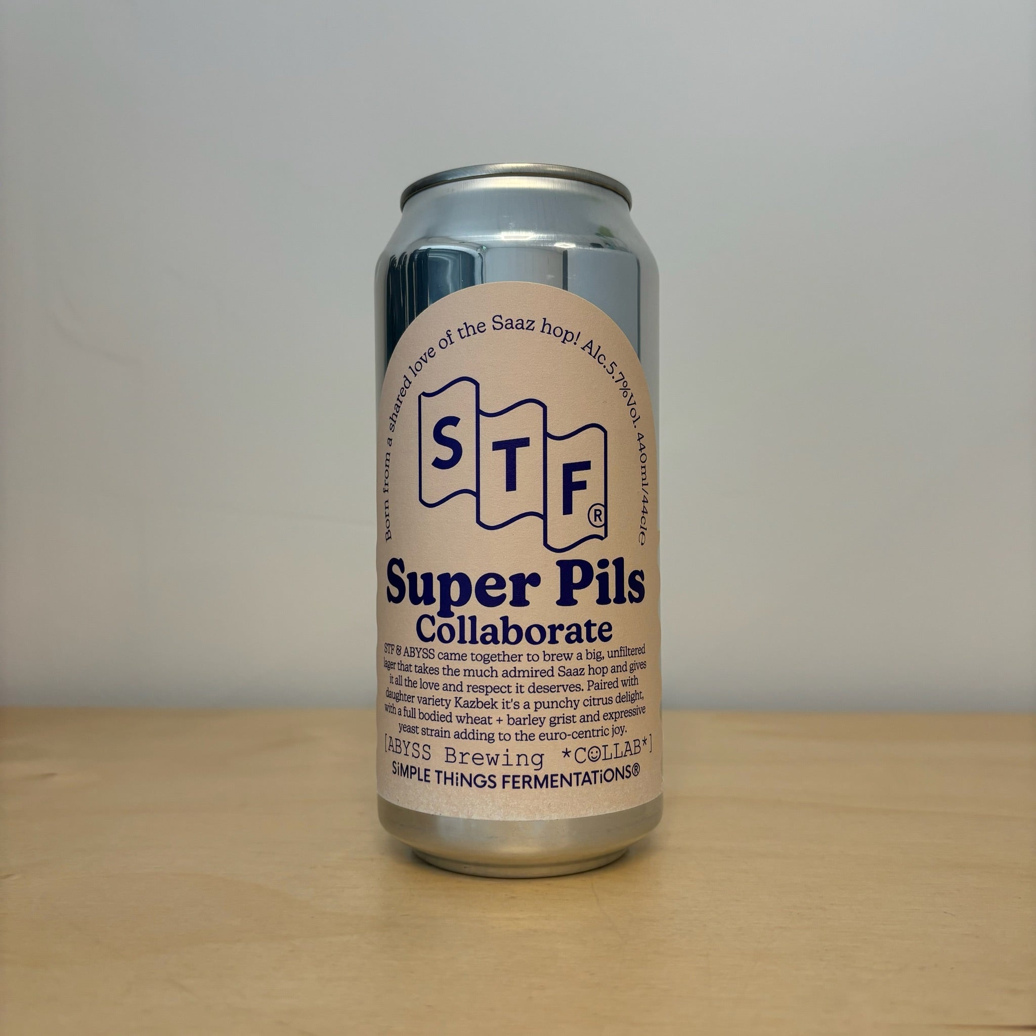 Simple Things Fermentation x Abyss Super Pils (440ml Can) Simple Things Fermentation x Abyss Super Pils (440ml Can)