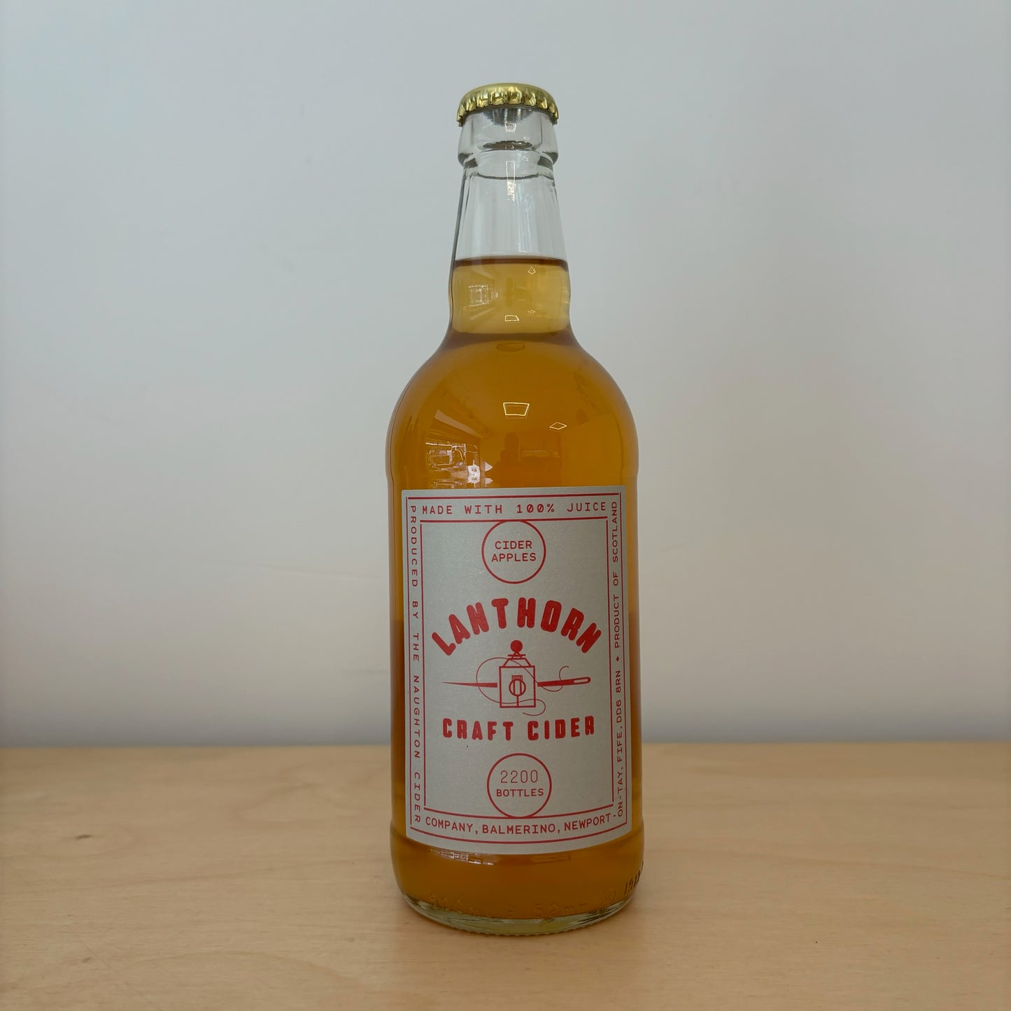 Naughton Cider Lanthorn Red Label (500ml Bottle)