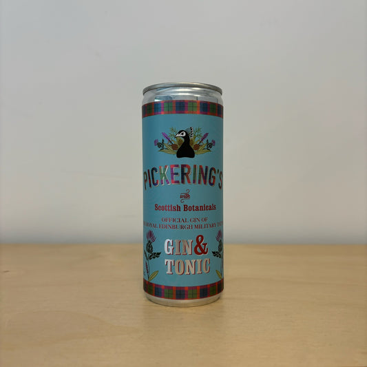 Pickering's Gin & Tonic (250ml Can)
