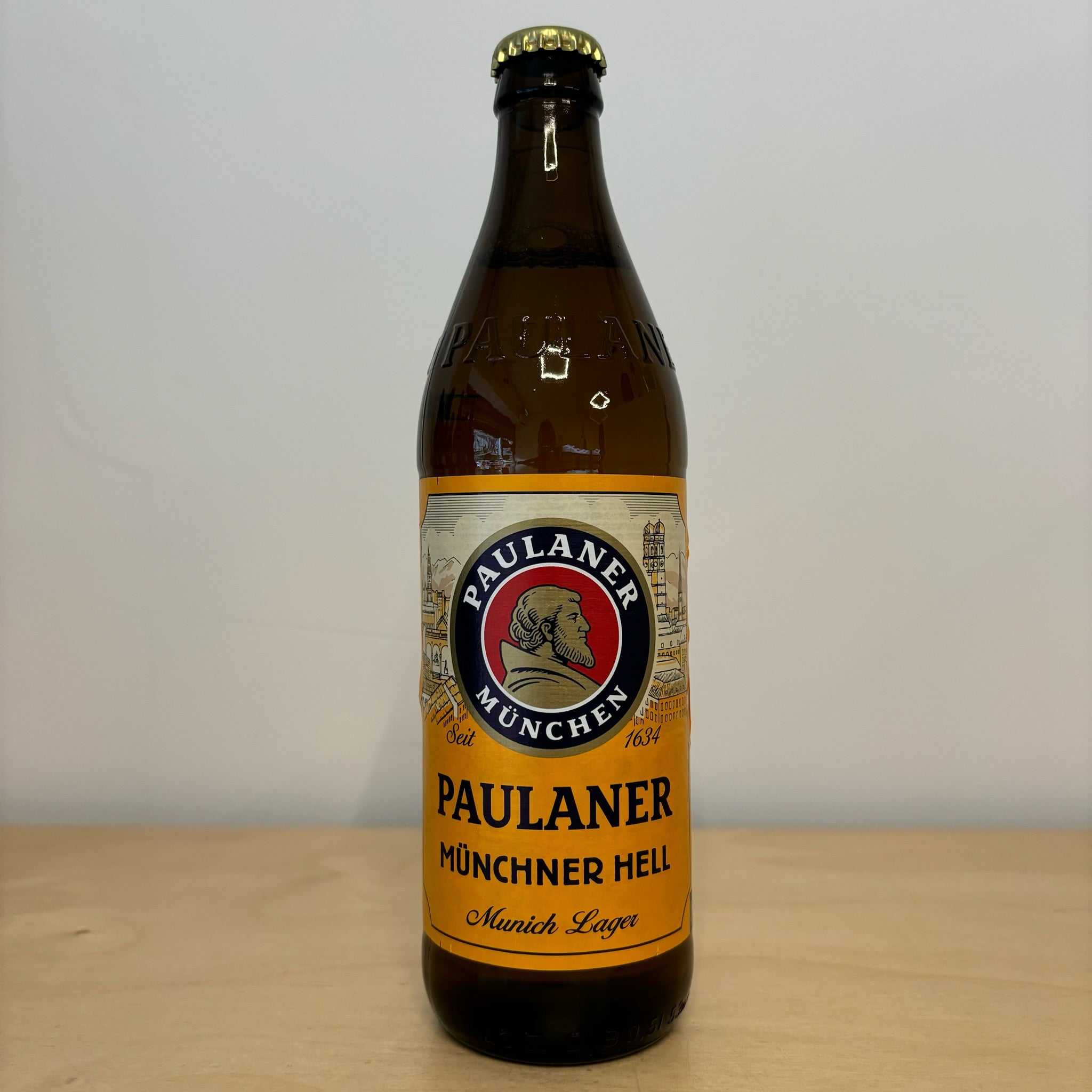 Paulaner Müncher Hell (500ml Bottle) - Leith Bottle Shop