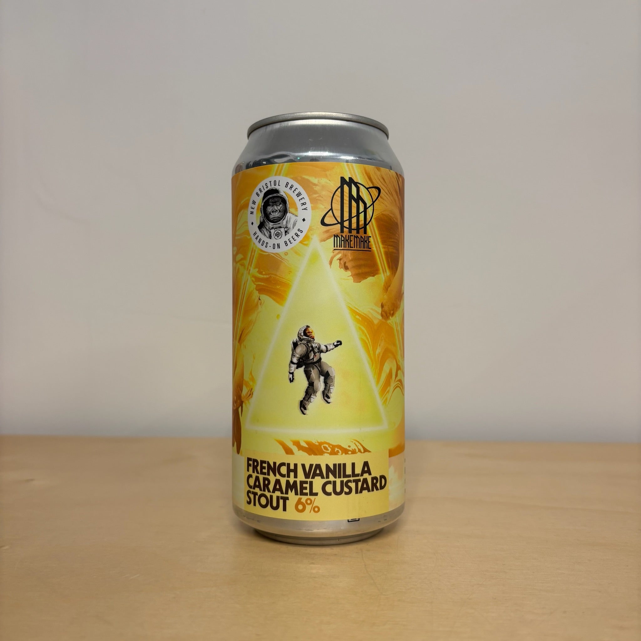 New Bristol x Makemake French Vanilla Caramel Custard Stout (440ml Can New Bristol x Makemake French Vanilla Caramel Custard Stout (440ml Can