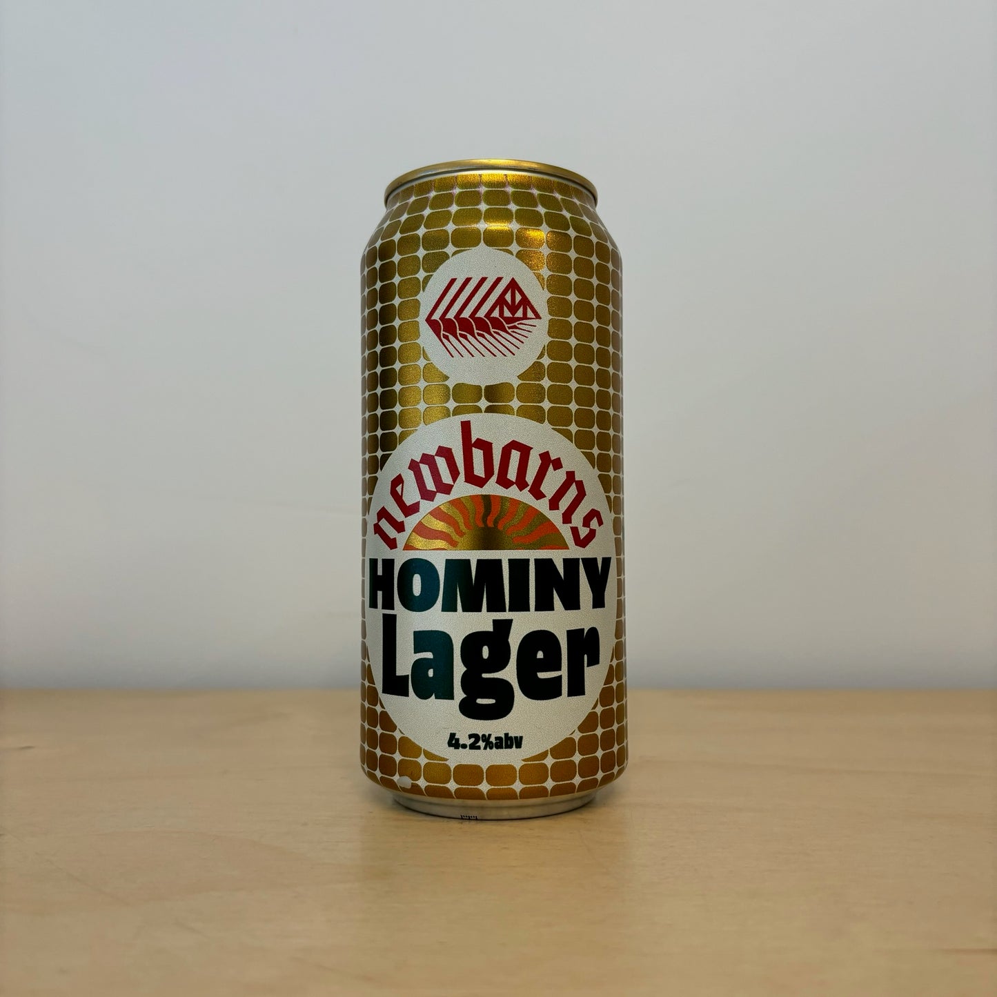 Newbarns Hominy Lager (440ml Can)
