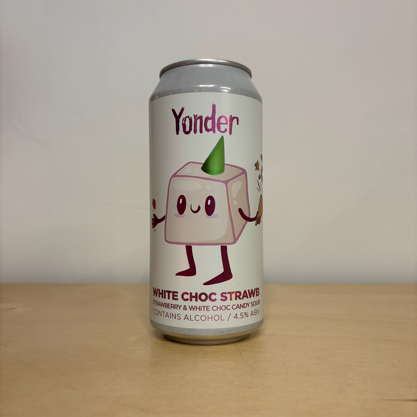 Yonder White Choc Strawb (440ml Can)