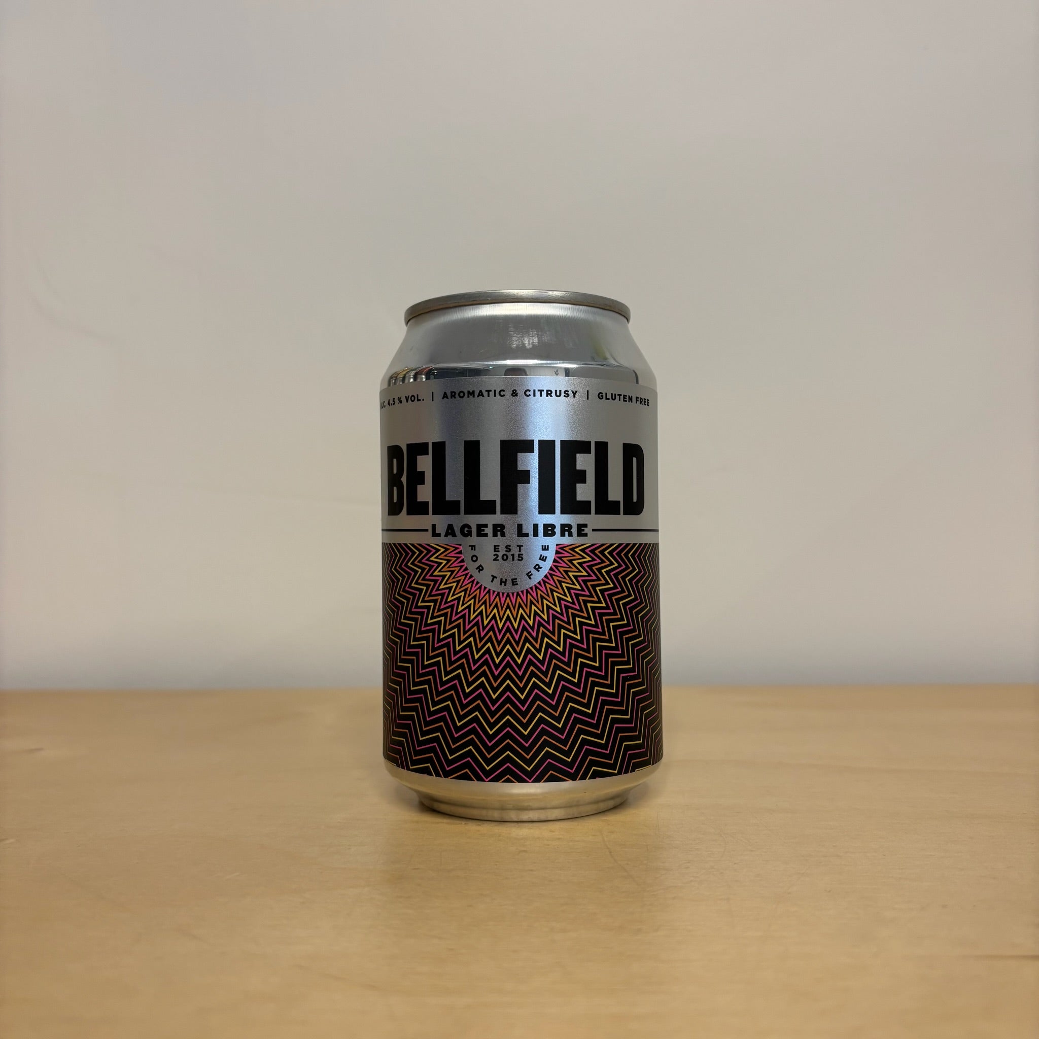 Bellfield Lager Libre (330ml Can) - Leith Bottle Shop