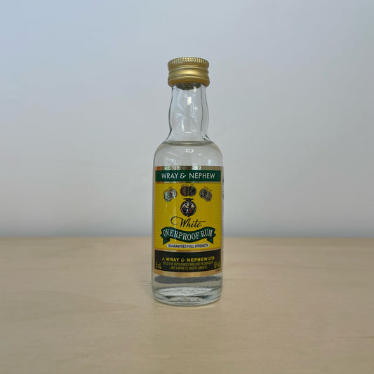 Wray & Nephew White Overproof Rum Miniature (5cl Bottle)