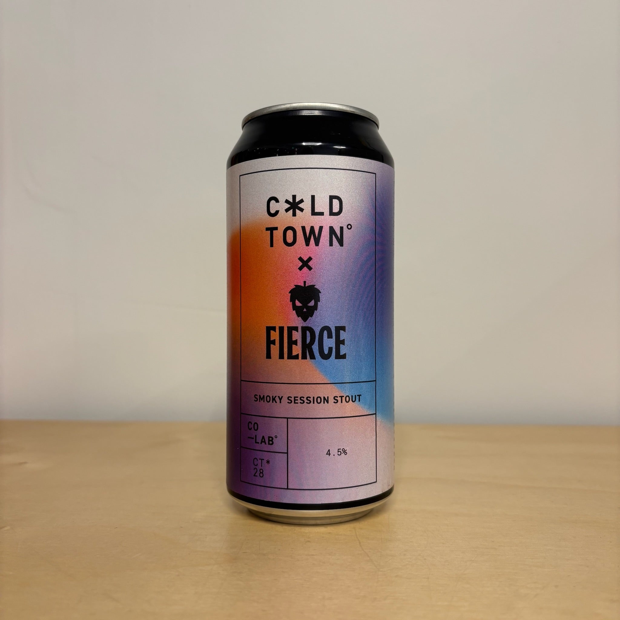 Cold Town x Fierce Smoky Session Stout (440ml Can) - Leith Bottle Shop