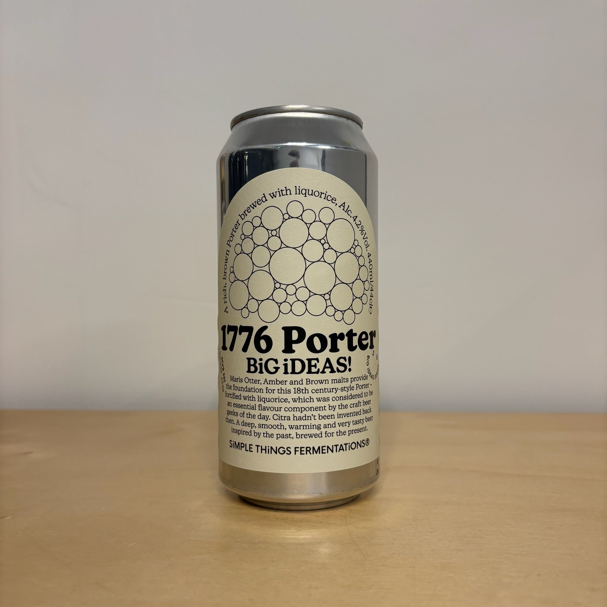 Simple Things Fermentations 1776 Porter (440ml Can) - Leith Bottle Shop