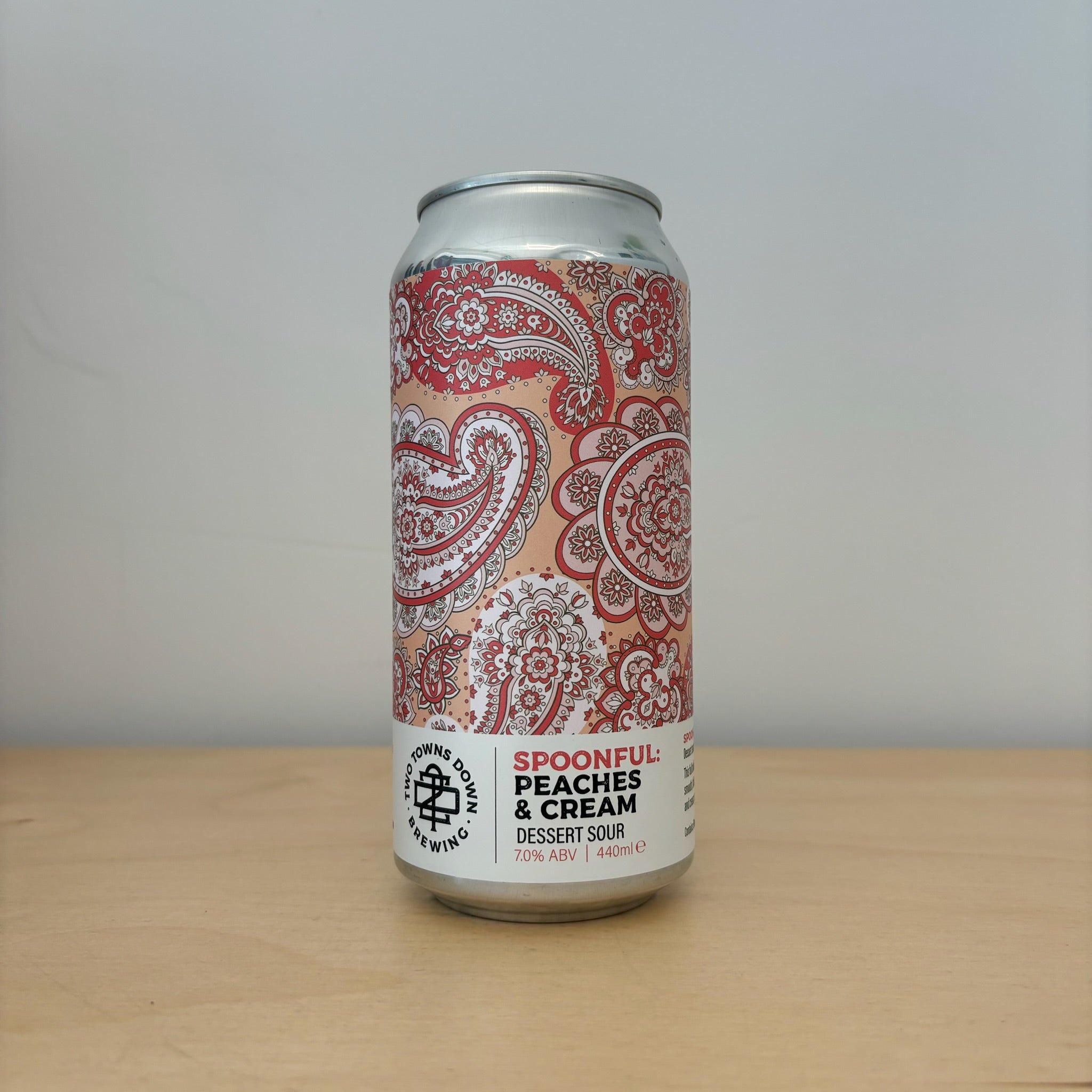 Two Towns Down Spoonful: Peaches & Cream (440ml Can) Two Towns Down Spoonful: Peaches & Cream (440ml Can)