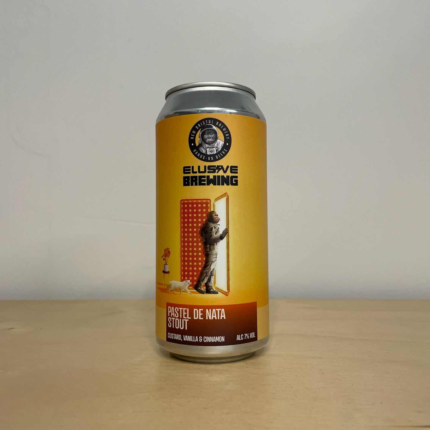 New Bristol x Elusive Pastel De Nata Stout (440ml Can)