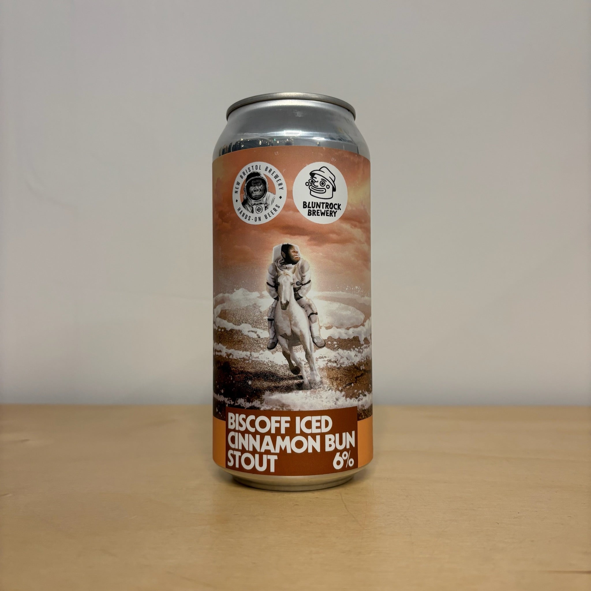 New Bristol x Bluntrock Biscoff Iced Cinnamon Bun Stout (440ml Can) - Leith Bottle Shop