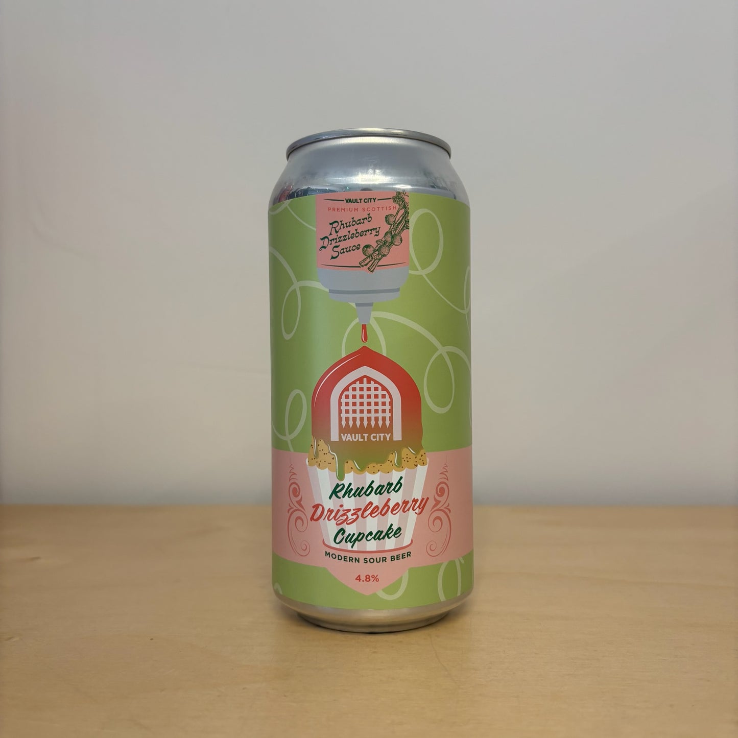 Vault City Rhubarb Drizzleberry Cupcake (440ml Can)
