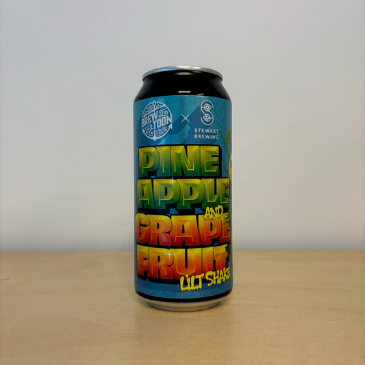 Brew Toon x Stewart Brewing Pineapple and Grapefruit Lilt Shake (440ml Can)