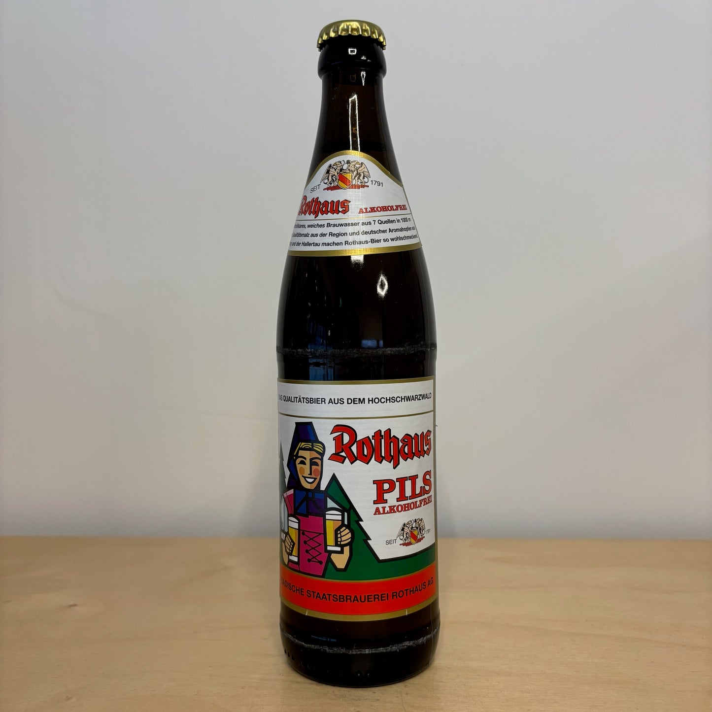 Rothaus Pils Alcohol Free (500ml Bottle)