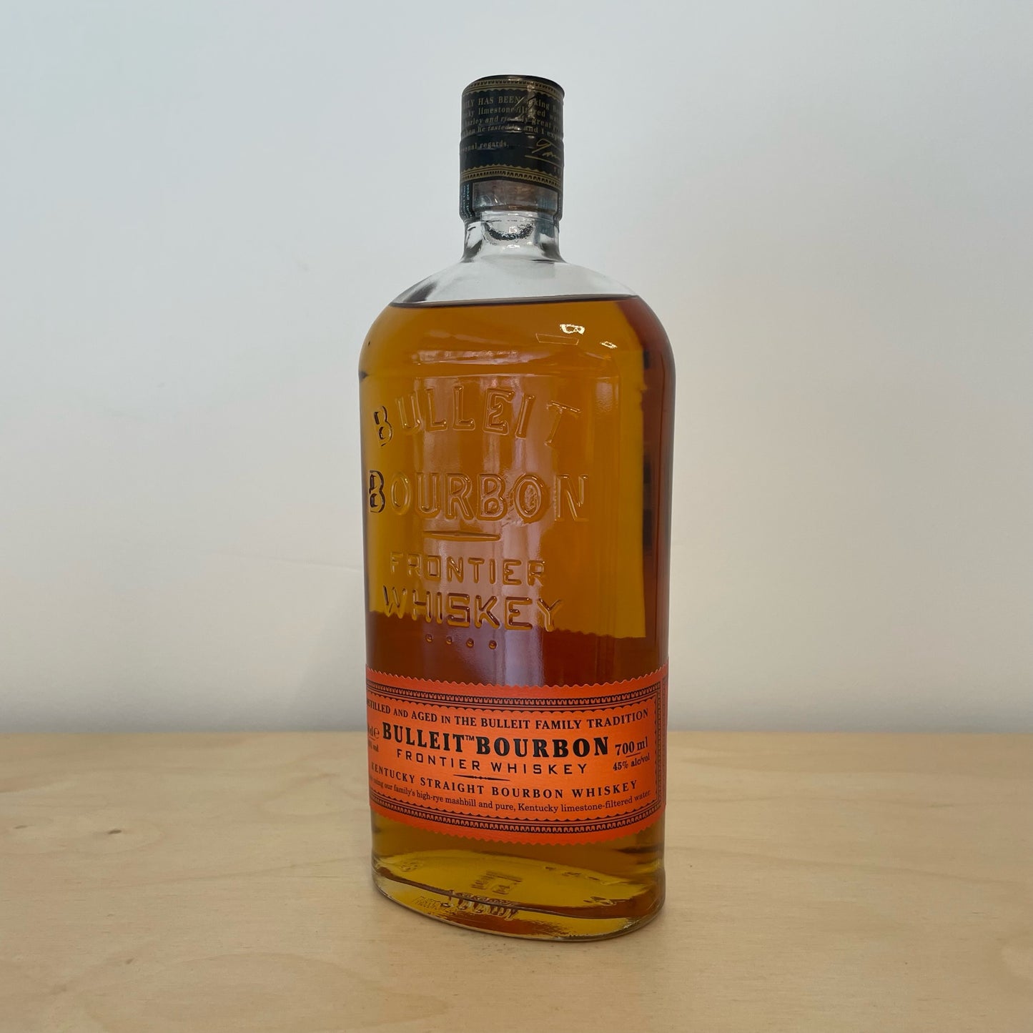 Bulleit Bourbon Frontier Whiskey (70cl Bottle)