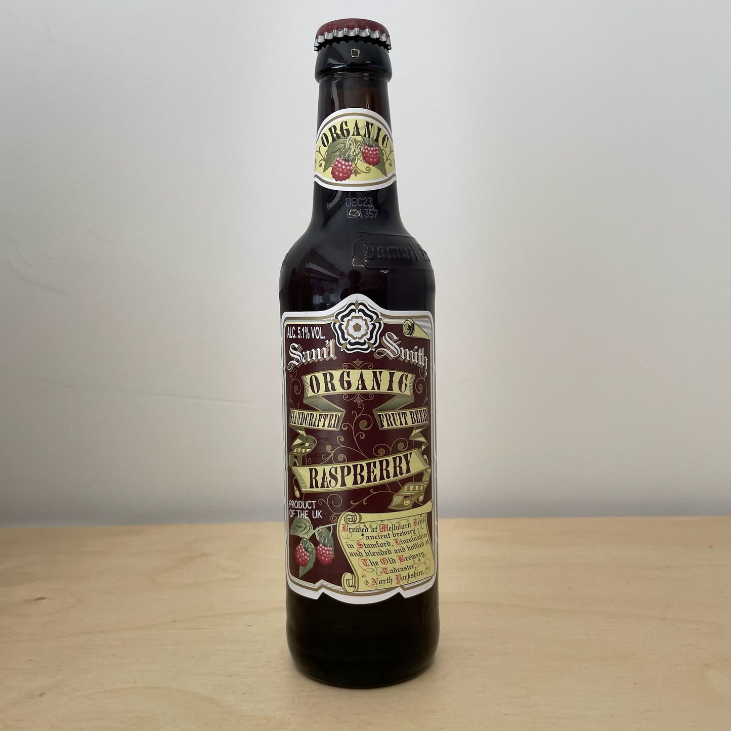 Samuel Smith Organic Raspberry Fruit Beer (355ml Bottle)