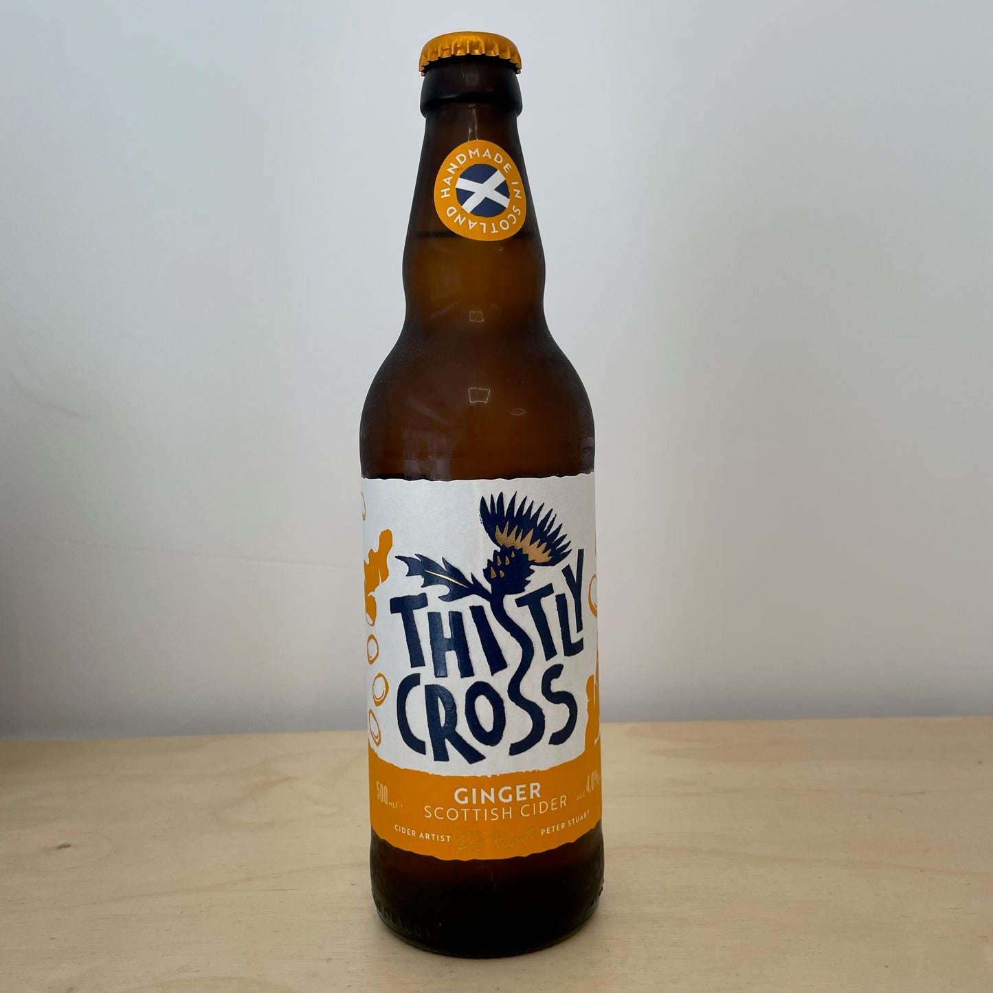 Thistly Cross Ginger Cider (500ml Bottle)