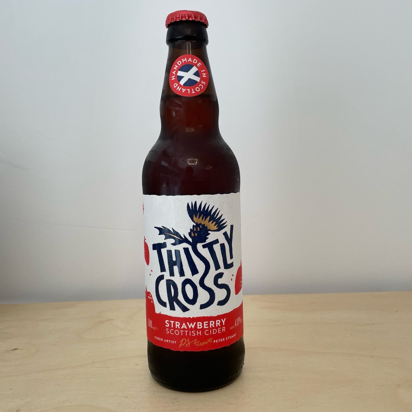 Thistly Cross Strawberry Cider (500ml Bottle)