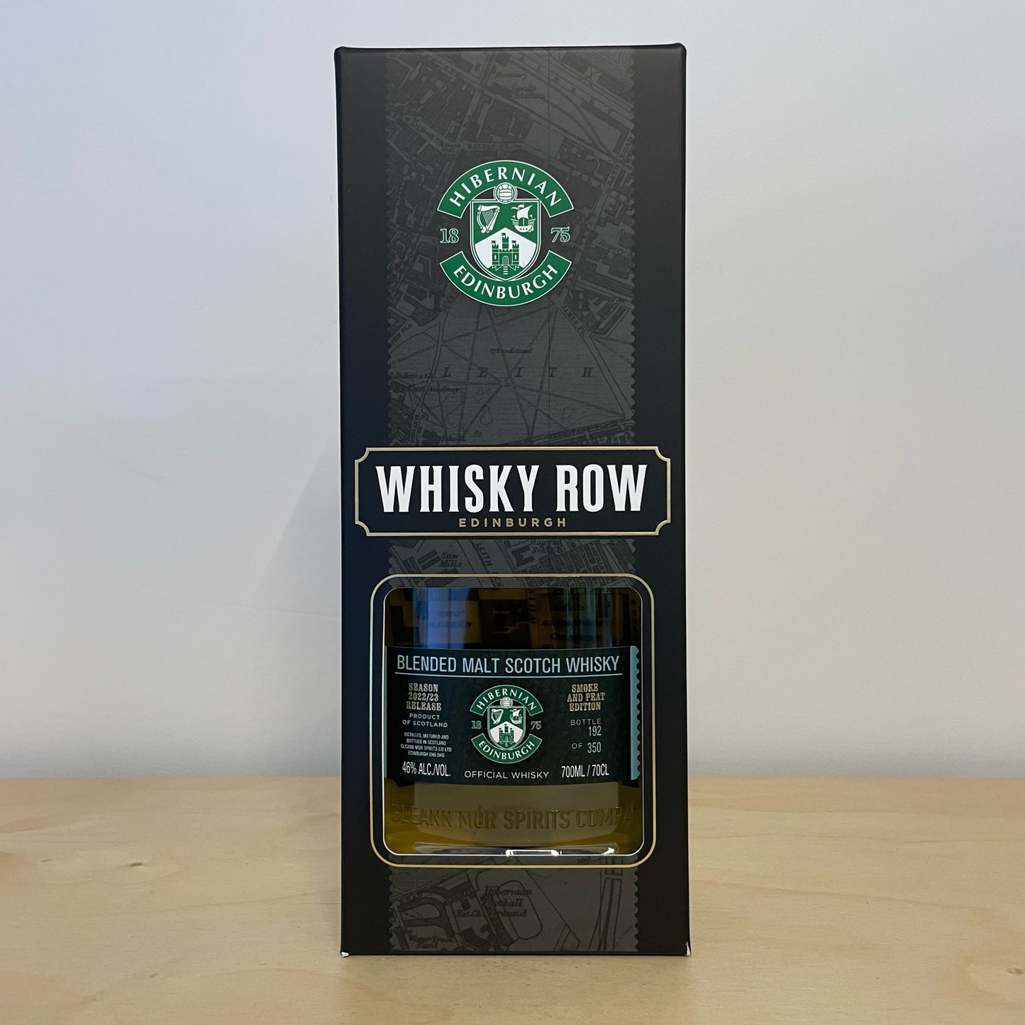 Whisky Row Smoke and Peat (Hibernian F.C. Edition) (70cl Bottle)