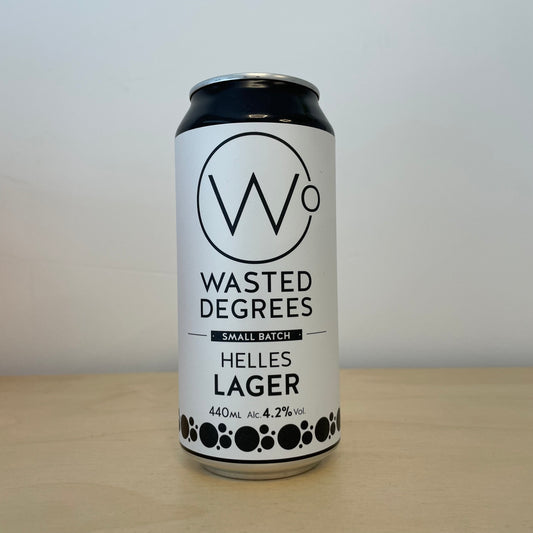 Wasted Degrees Helles Lager (440ml Can)