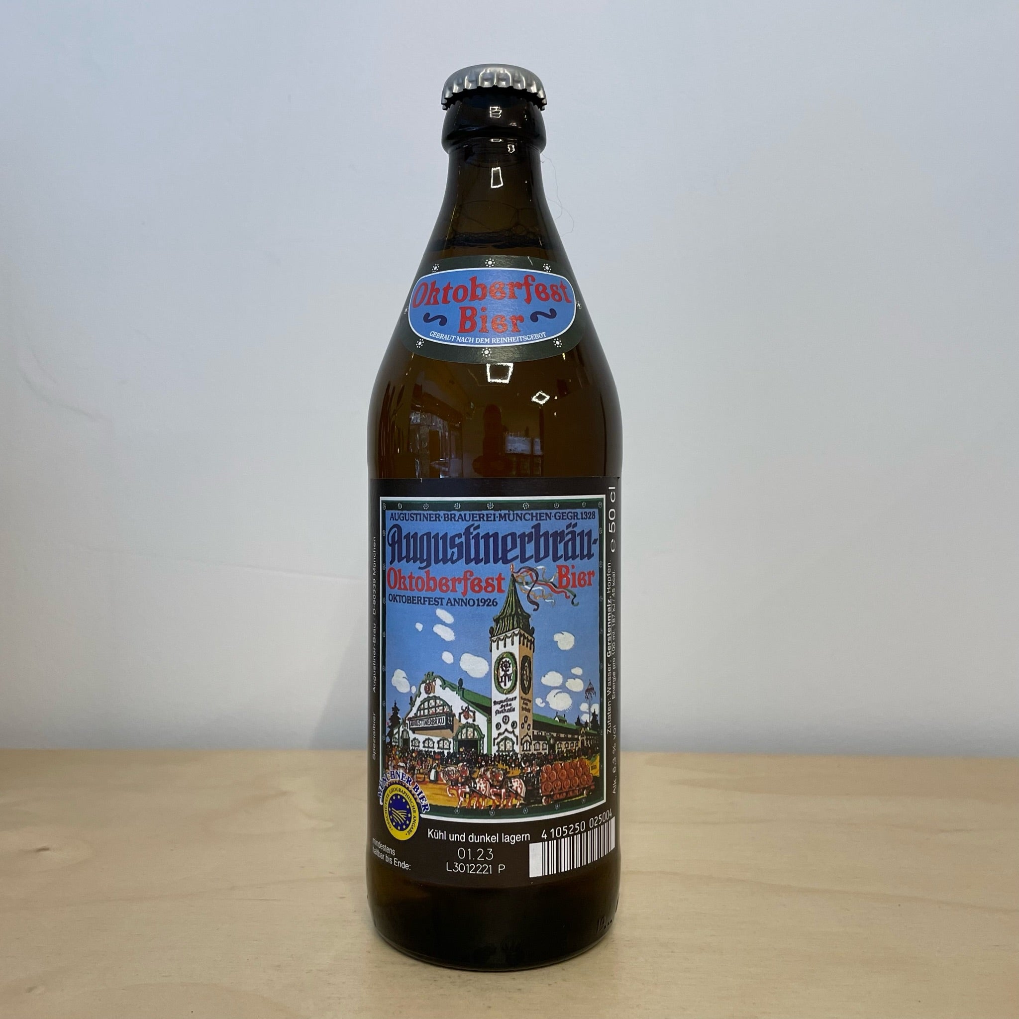 Augustiner Oktoberfest Bier (500ml Bottle) - Leith Bottle Shop