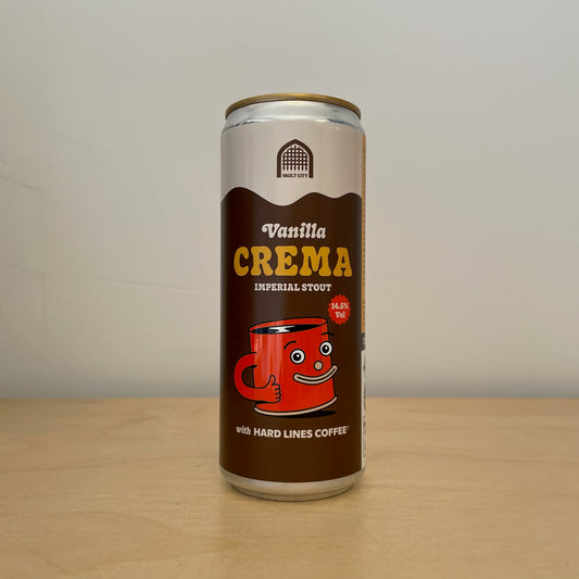 Vault City x Hard Lines Coffee Vanilla Crema (330ml Can)