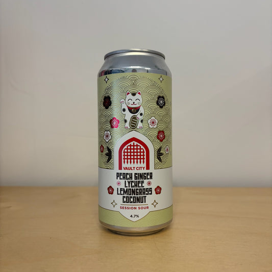 Vault City Peach Ginger Lychee Lemongrass Coconut (440ml Can)