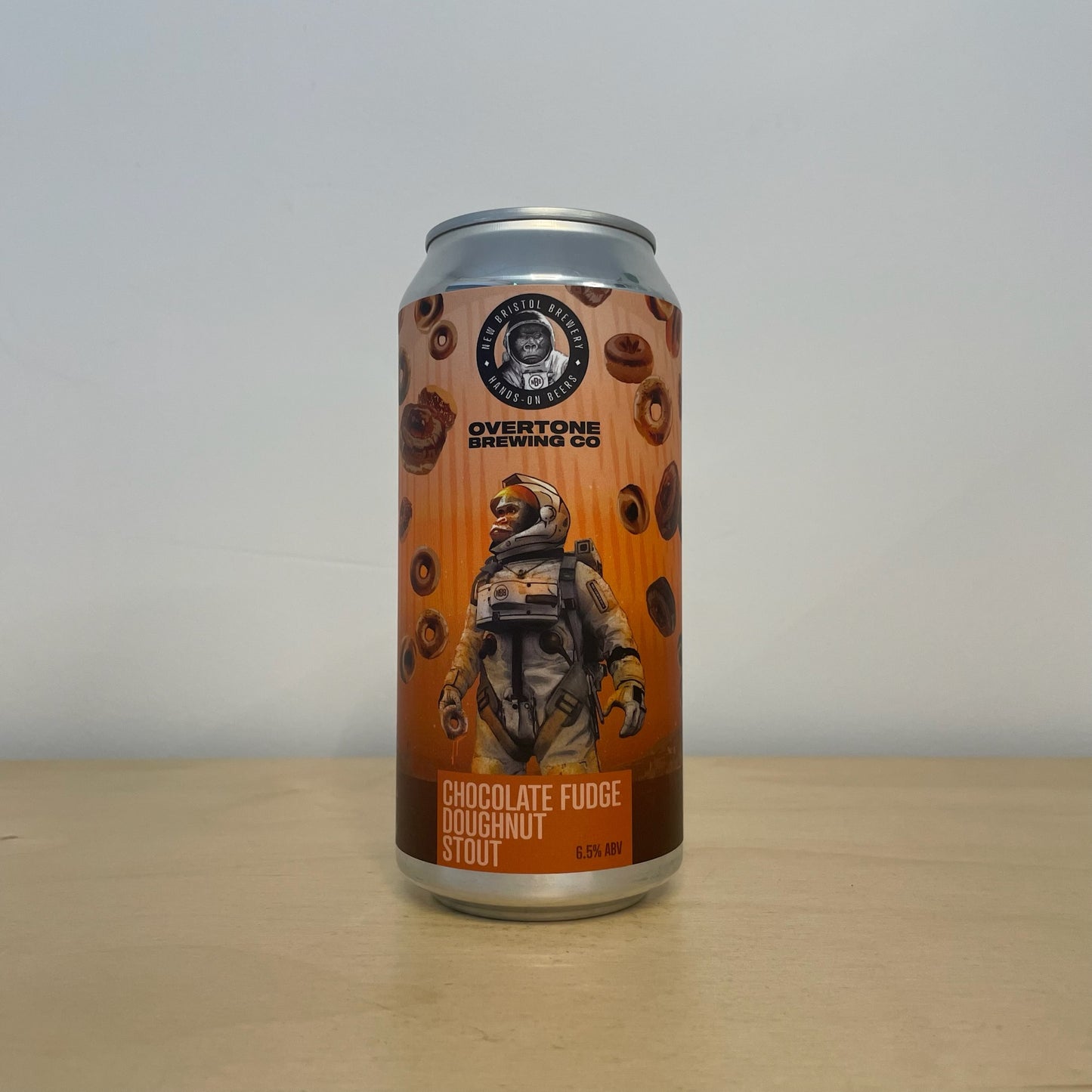 New Bristol x Overtone Chocolate Fudge Doughnut Stout (440ml Can)