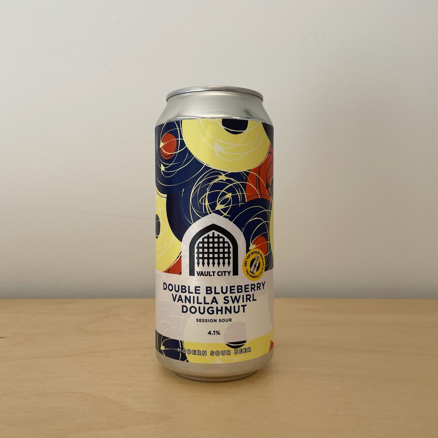 Vault City Double Blueberry Vanilla Swirl Doughnut (440ml Can)