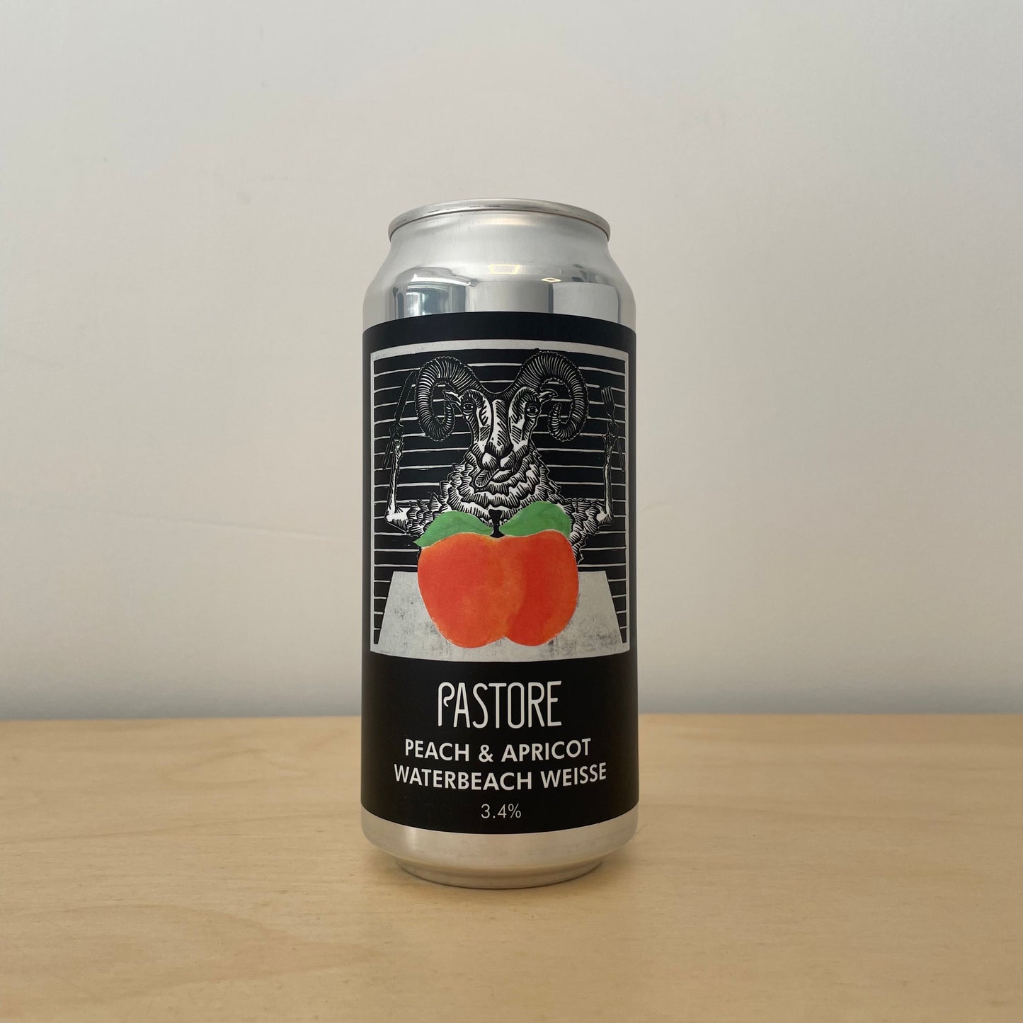 Pastore Peach & Apricot Waterbeach Weisse (440ml Can)