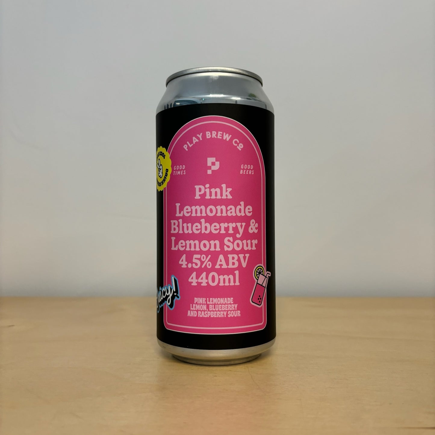 Play Brew Co. Pink Lemonade Blueberry & Lemon Sour (440ml Can)