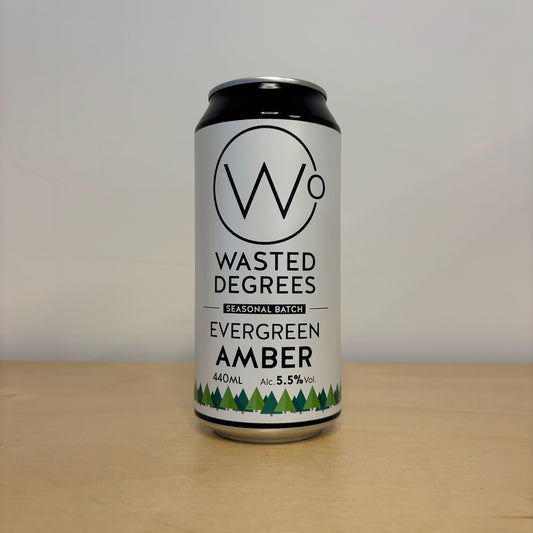 Wasted Degrees Evergreen Amber (440ml Can)