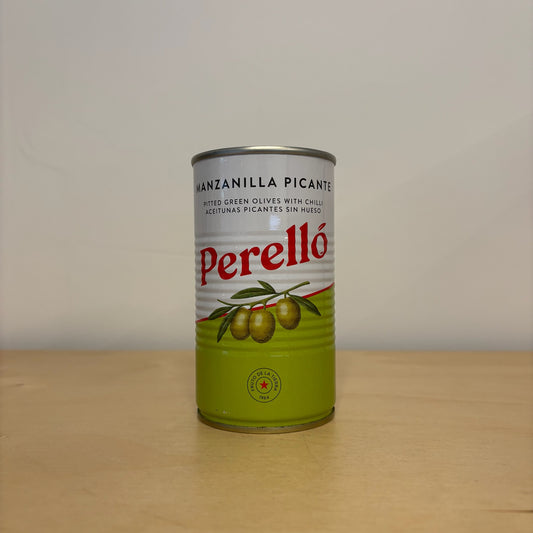 Perelló Manzanilla Picante Olives (150g Can)