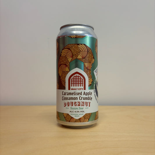 Vault City Caramelised Apple Cinnamon Crumble Doughnut (440ml Can)