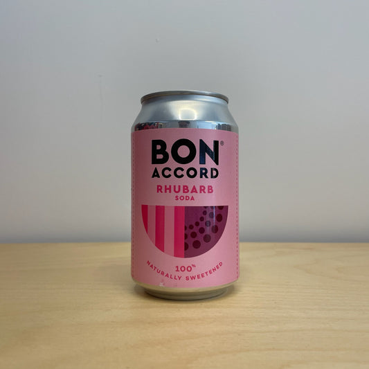 Bon Accord Rhubarb Soda (330ml Can)