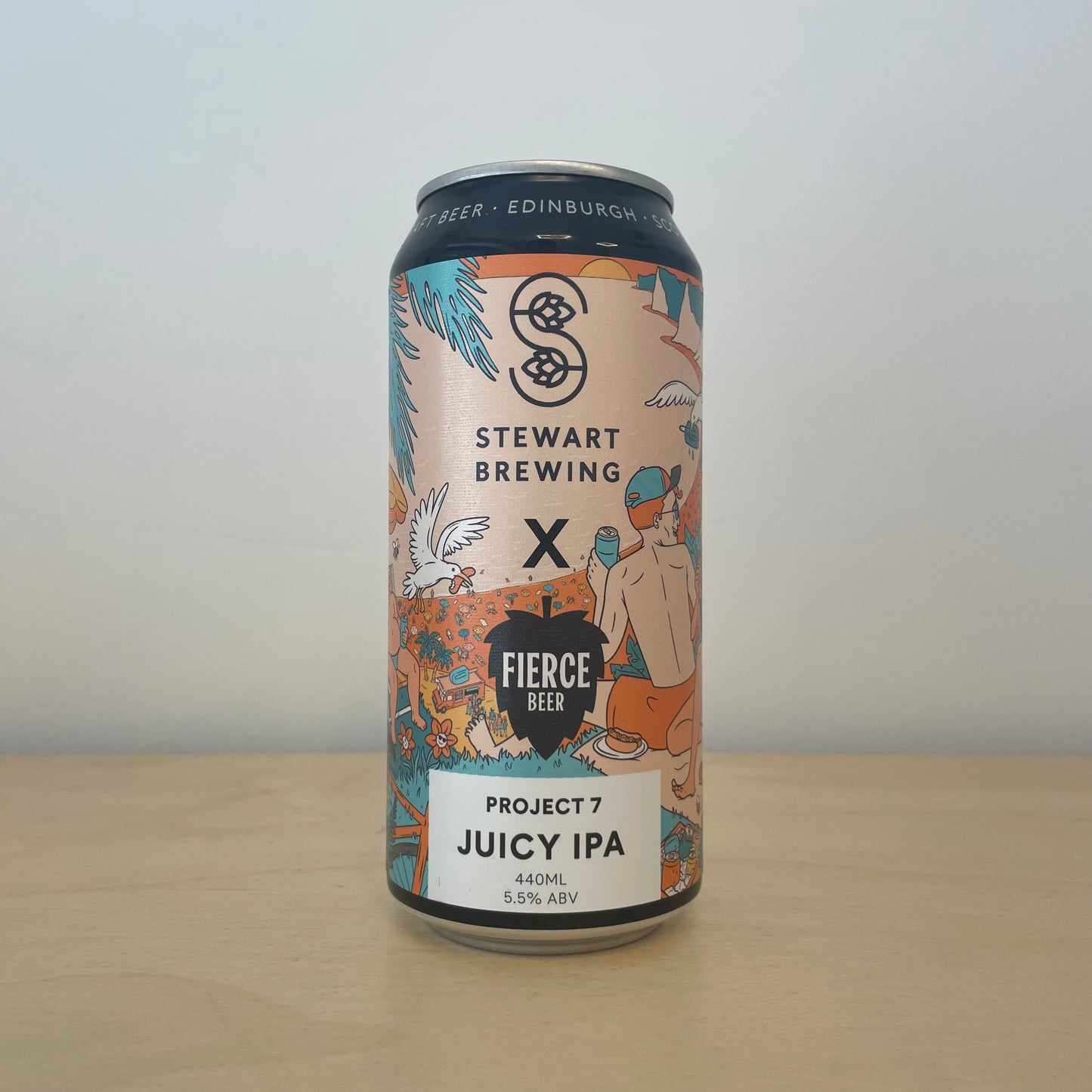 Stewart Brewing x Fierce Juicy IPA (440ml Can)