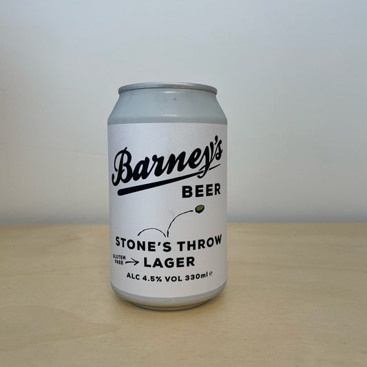 Barney's Stone's Throw Lager (330ml Can)