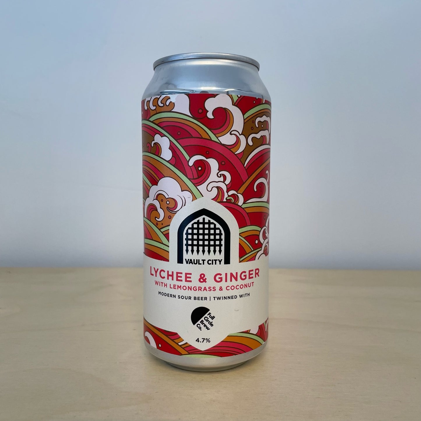 Vault City x Full Circle Brew Co. Lychee & Ginger Session Sour (440ml Can)