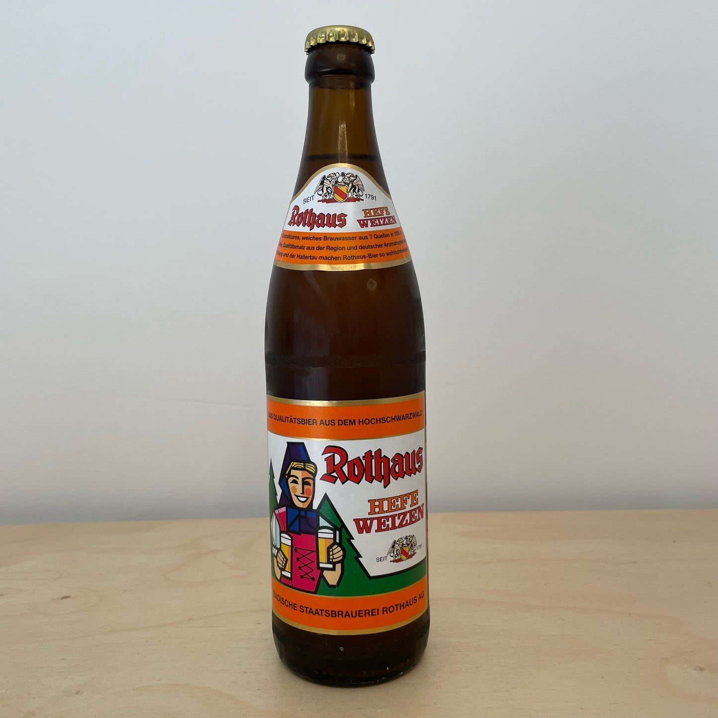Rothaus Hefeweizen (500ml Bottle)