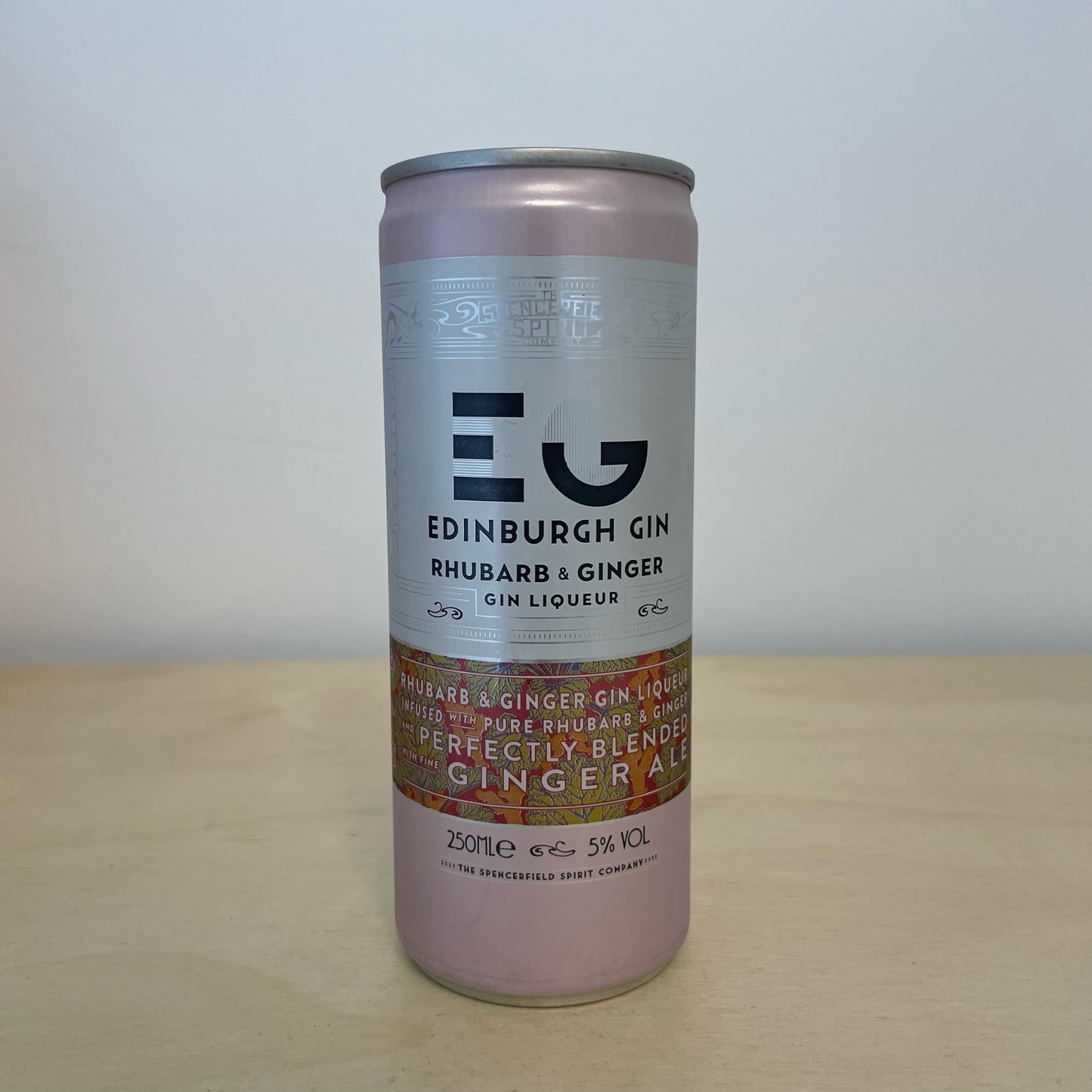 Edinburgh Gin Rhubarb & Ginger Pre-mixed (250ml Can)