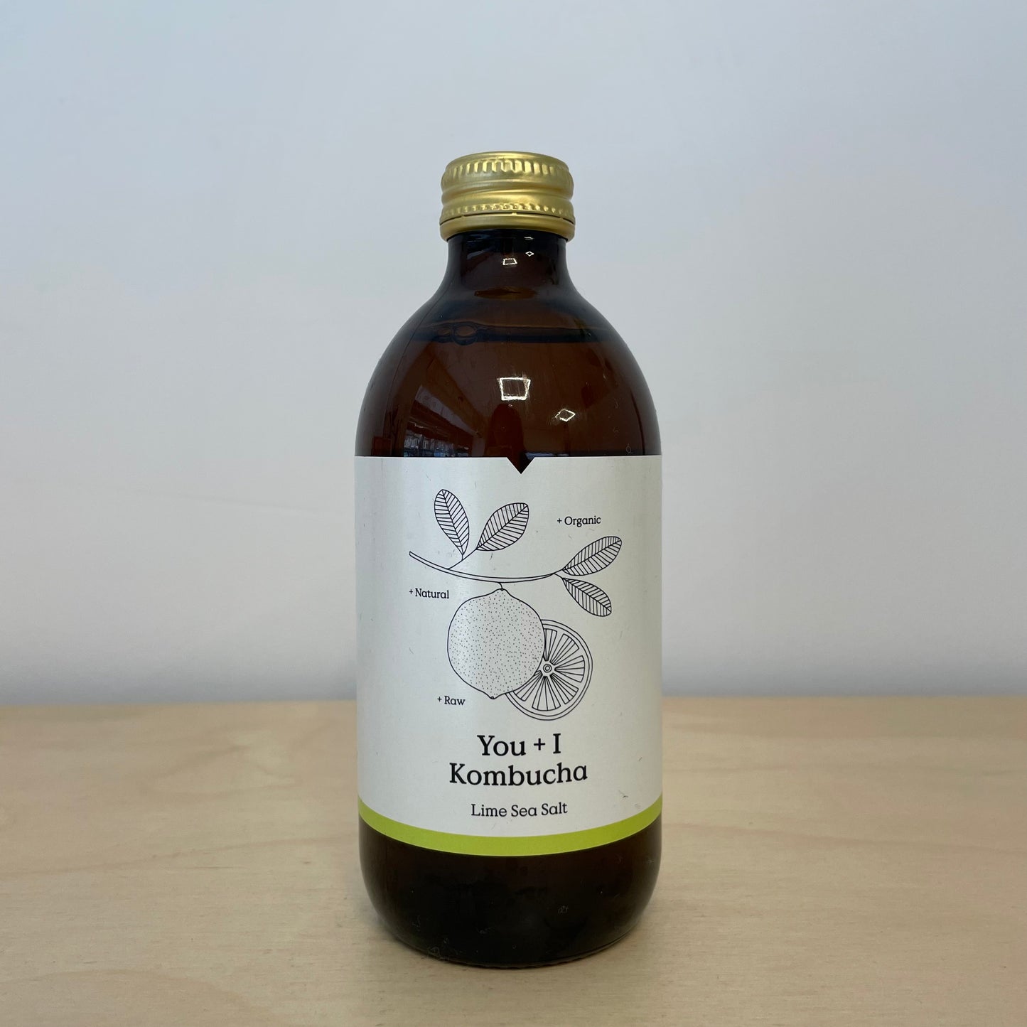 You + I Lime Sea Salt Kombucha (300ml Bottle)