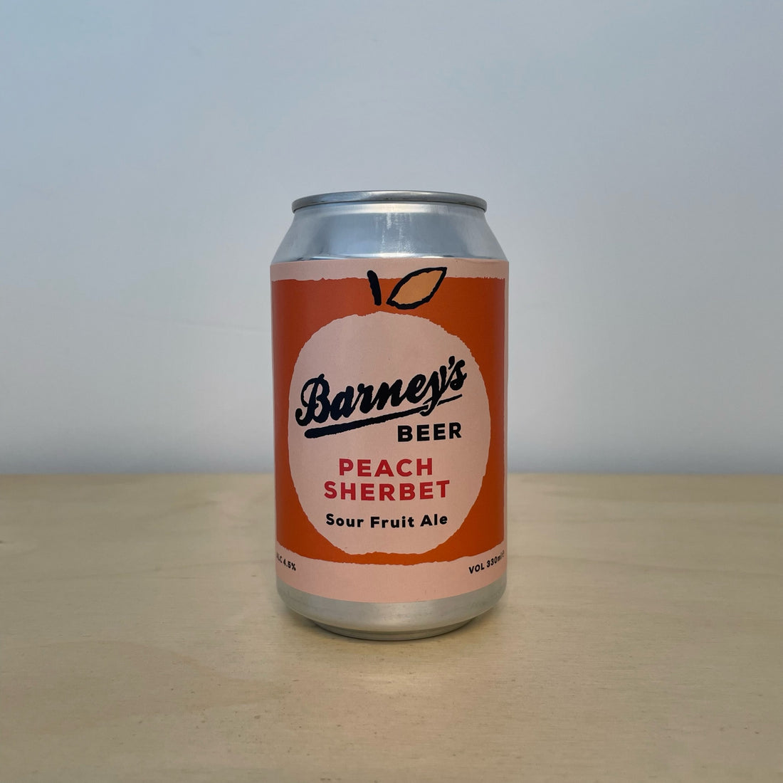 Barney's Peach Sherbet Sour (330ml Can) Leith Bottle Shop
