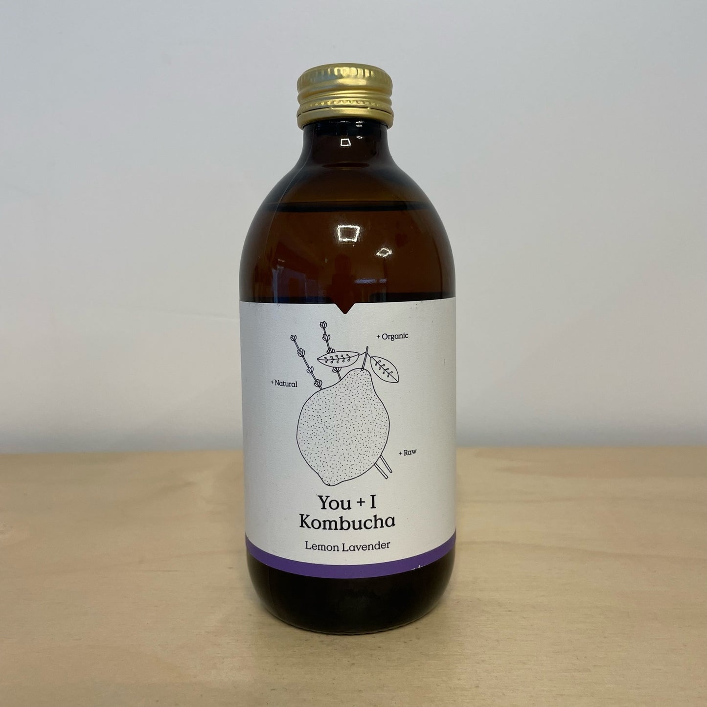 You + I Lemon Lavender Kombucha (300ml Bottle)