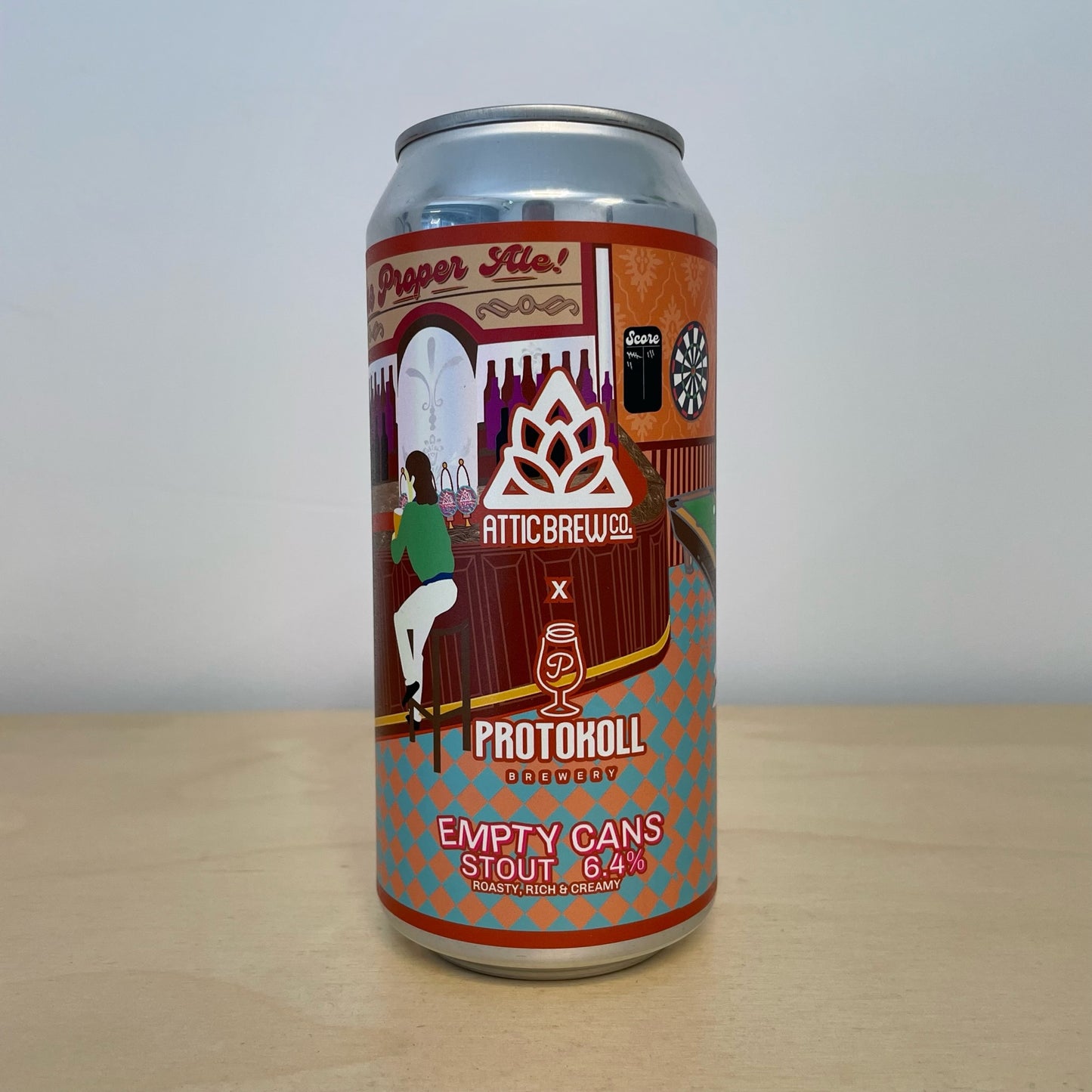Attic Brew Co. x Protokoll Empty Cans (440ml  Can)