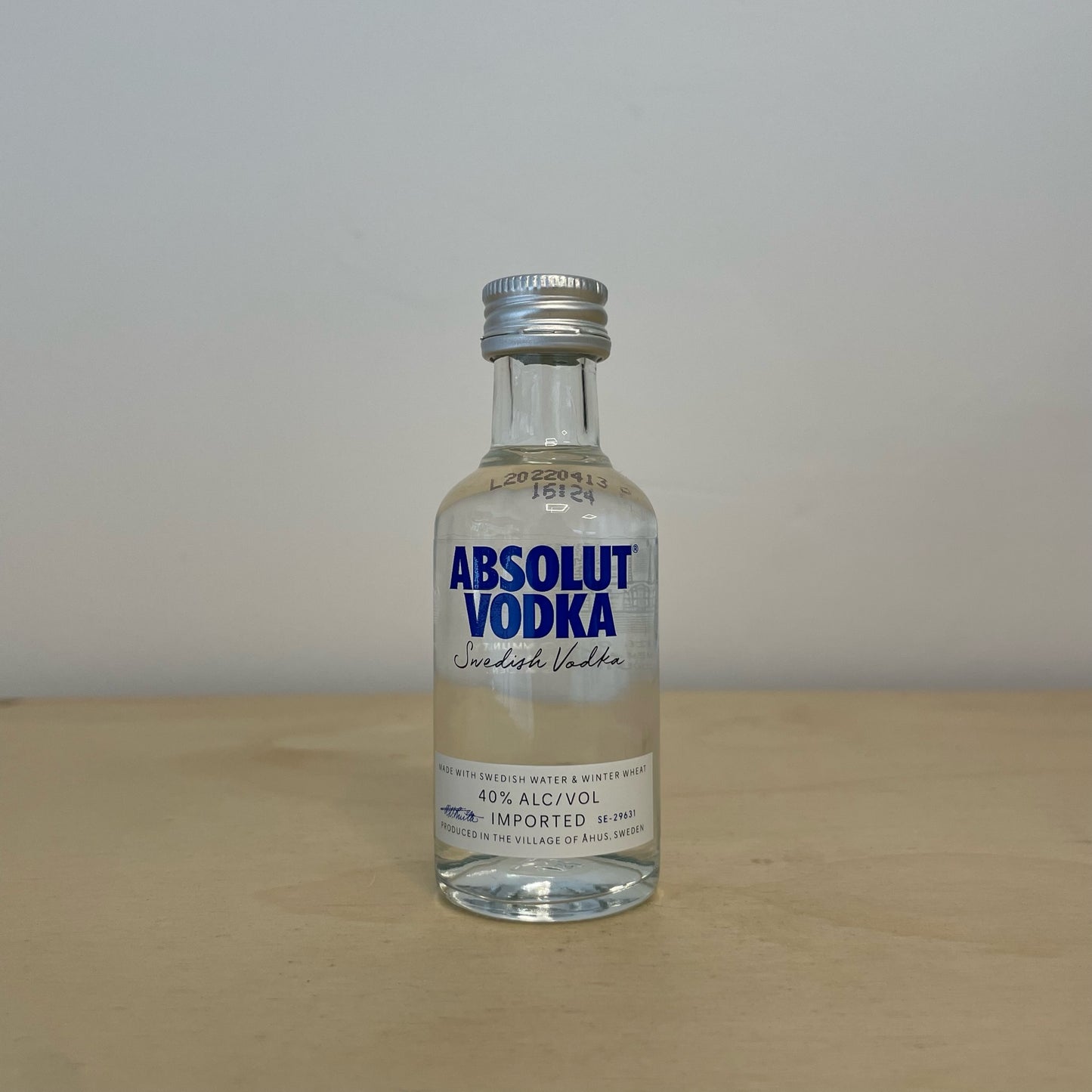 Absolut Vodka Blue Miniature (5cl Bottle)