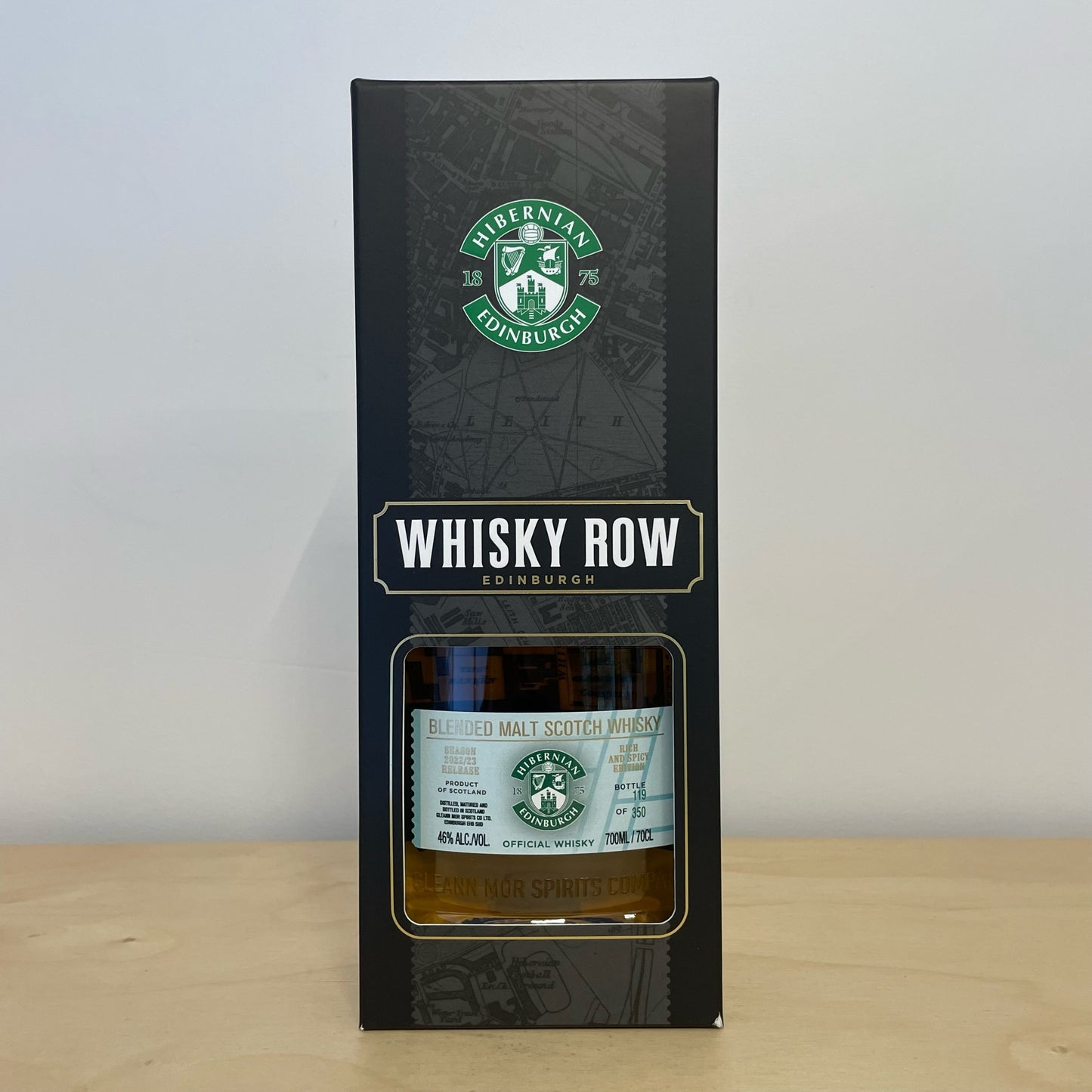 Whisky Row Rich and Spicy (Hibernian F.C. Edition) (70cl Bottle)