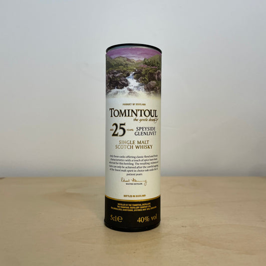 Tomintoul 25 Year Old Miniature (5cl Bottle)